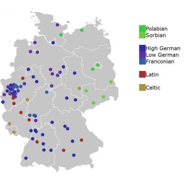 Pochodzenia nazw 80 największych miast Niemiec