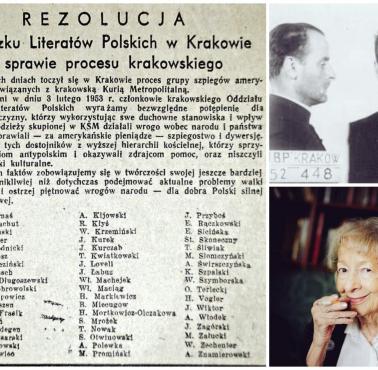 "Pierwsza Dama Polskiej Poezji" Wisława Szymborska: "zabić księży !" UB posłuchało ksiądz Józef Fudali-bito go żelaznym ...