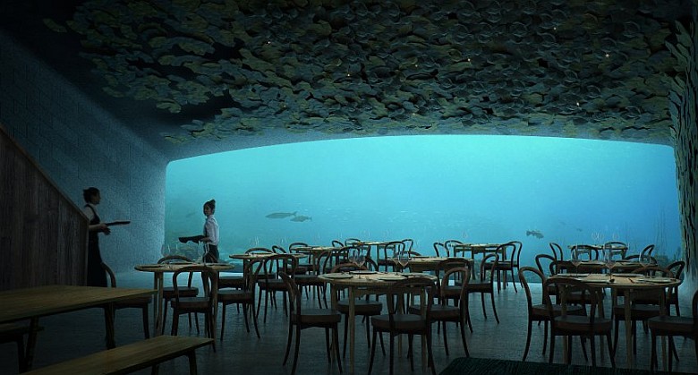 Podwodna restauracja Under w Lindesnes, Norwegia