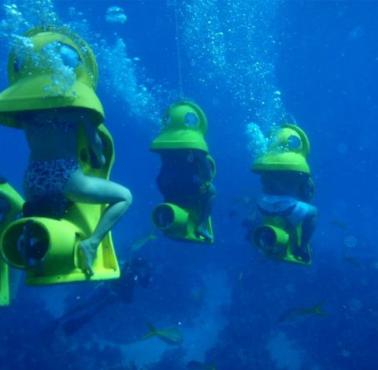 Atrakcja turystyczna na Bahamach - SUB (Scenic Underwater Bubble)