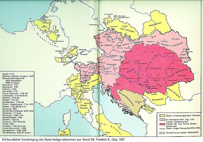 Posiadłości Habsburgów w latach 1526-1918