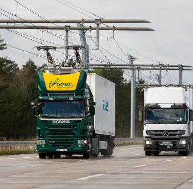 Pierwsza na świecie droga elektryczna w pobliżu miasta Gävle w środkowej Szwecji