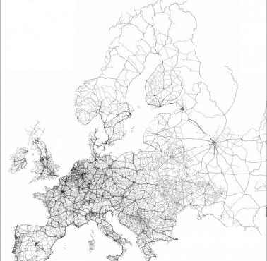 Główne połączenia drogowe Europy