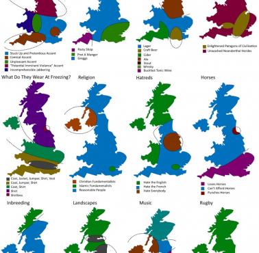 12 sposobów na podział Wielkiej Brytanii