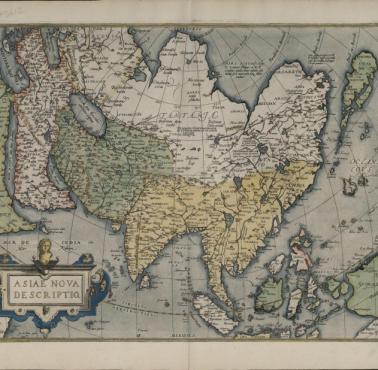 Mapa Azji wykonana w 1579 roku