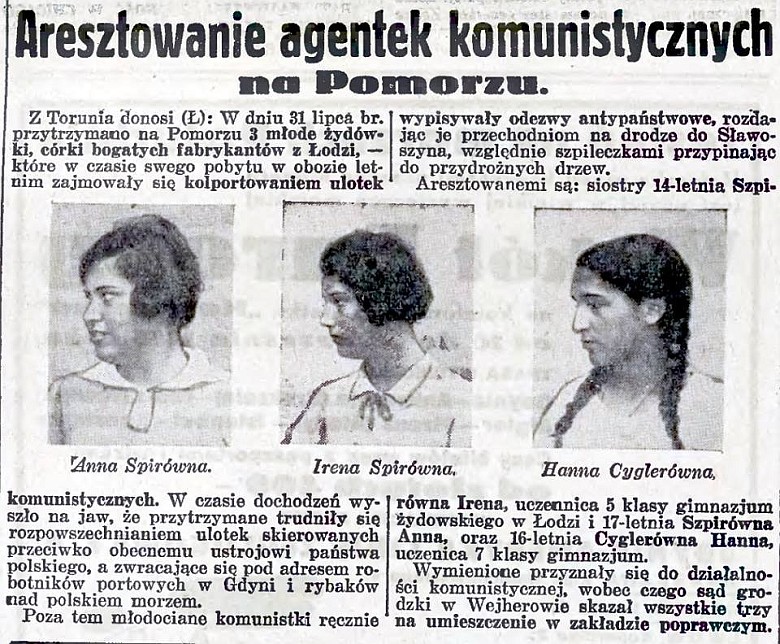 Artykuł z Ilustrowanego Kuriera Codziennego, 21 sierpnia 1935