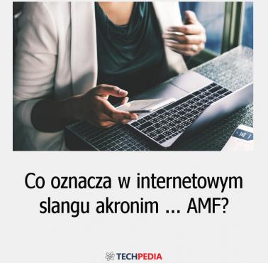 Co oznacza w internetowym slangu akronim AMF?