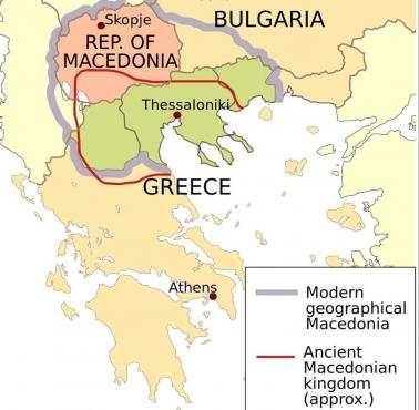 Historyczna Macedonia i obecnie