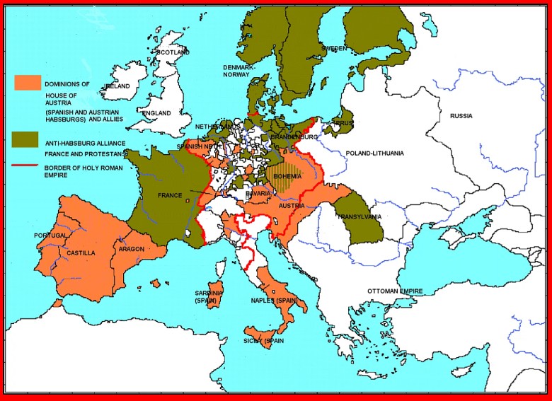 Europejskie sojusze w wojnie trzydziestoletniej 1618-1648