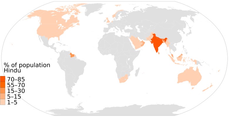 Hinduizm na świecie