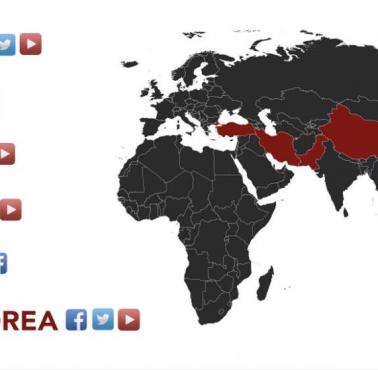 Kraje blokujące media społecznościowe w swoim kraju
