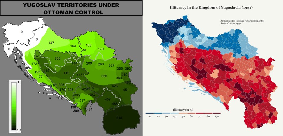 Ile lat dany obszar był pod rządami Serbów