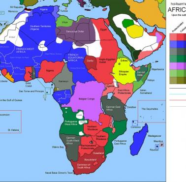 Afryka w 1914 roku