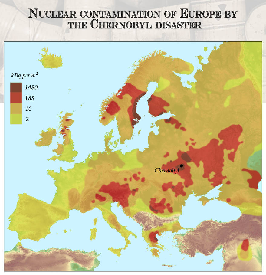 Skażenie wywołane katastrofą w Czarnobylu