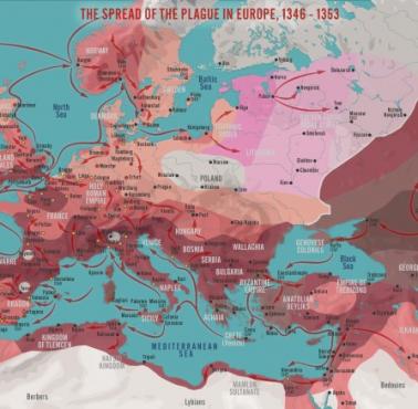 Rozprzestrzenianie się ospy w Europie