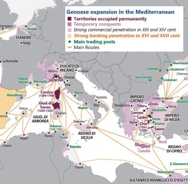 Ekspansja Republiki Genui na Morzu Śródziemnym