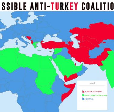 Możliwy konflikt na Bliskim Wschodzie między Turcją a arabską koalicją
