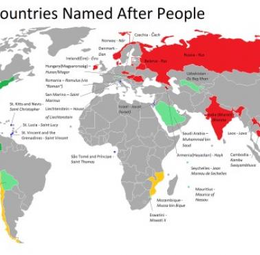 Państwa nazwane na cześć konkretnych ludzi