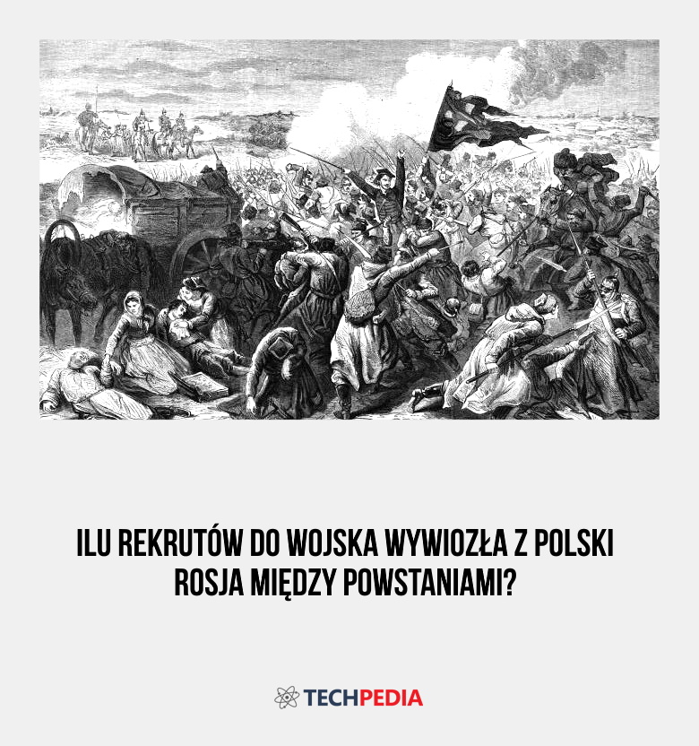 Ilu rekrutów do wojska wywiozła z Polski Rosja między powstaniami?