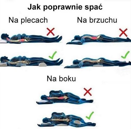 Jak poprawnie spać