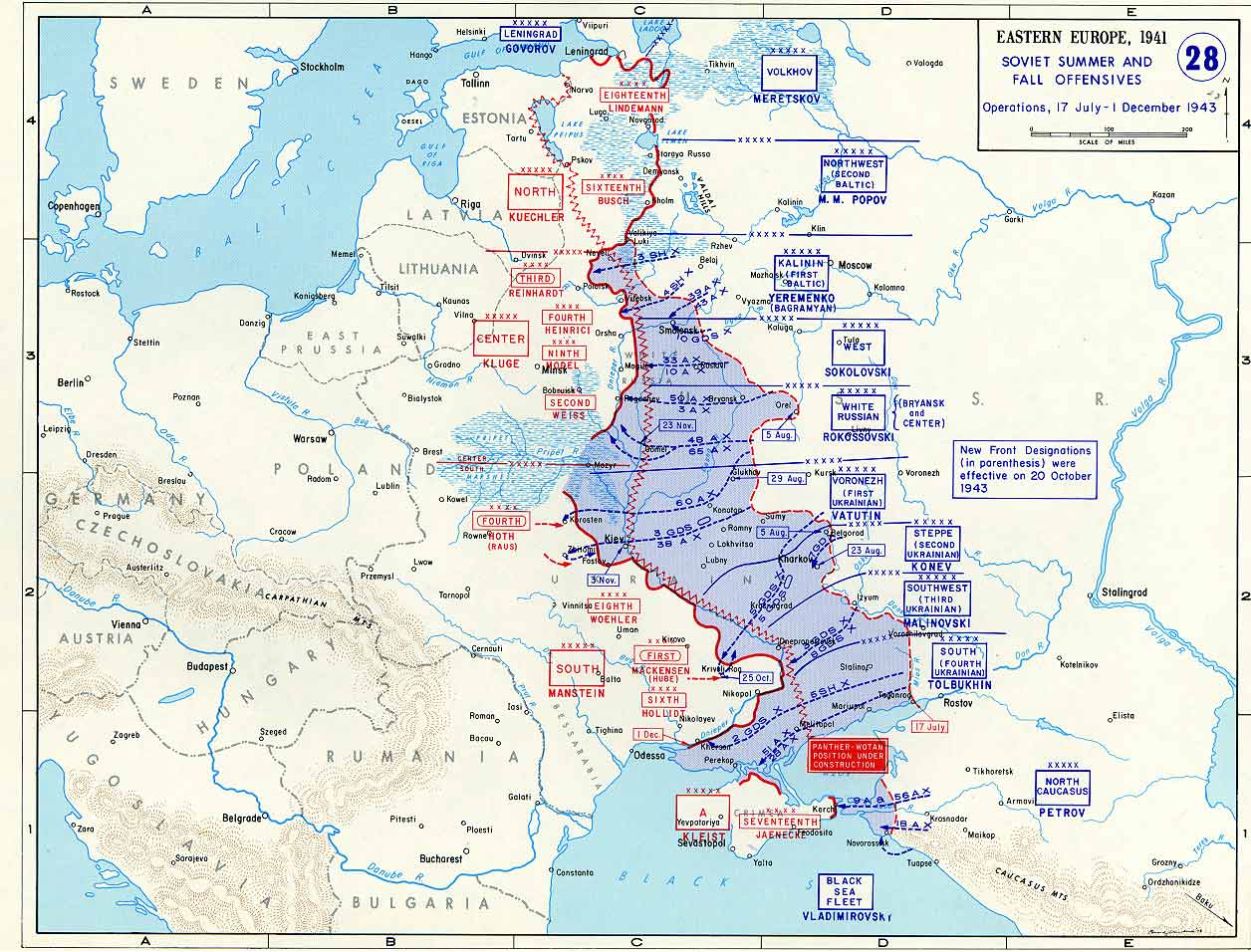 Bitwa pod Kurskiem pod koniec 1943 roku