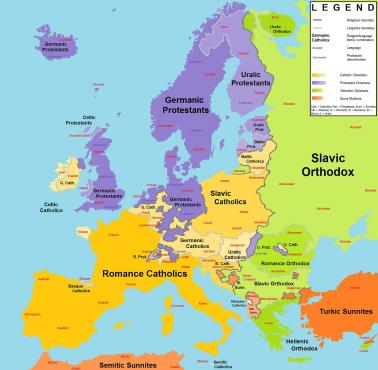 Religie i języki Europy
