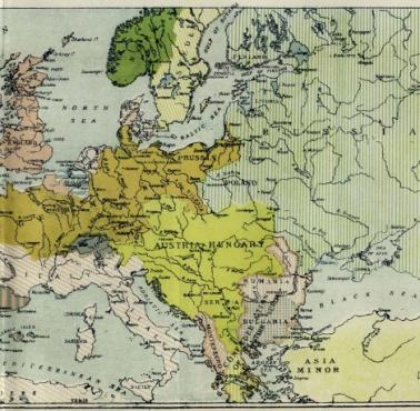 Niemieckie plany po I wojnie światowej opublikowane w Berlinie w 1918 roku