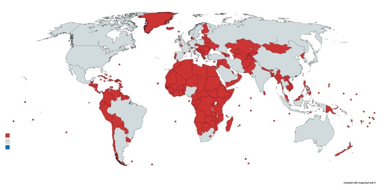 Kraje biedniejsze od Hongkongu