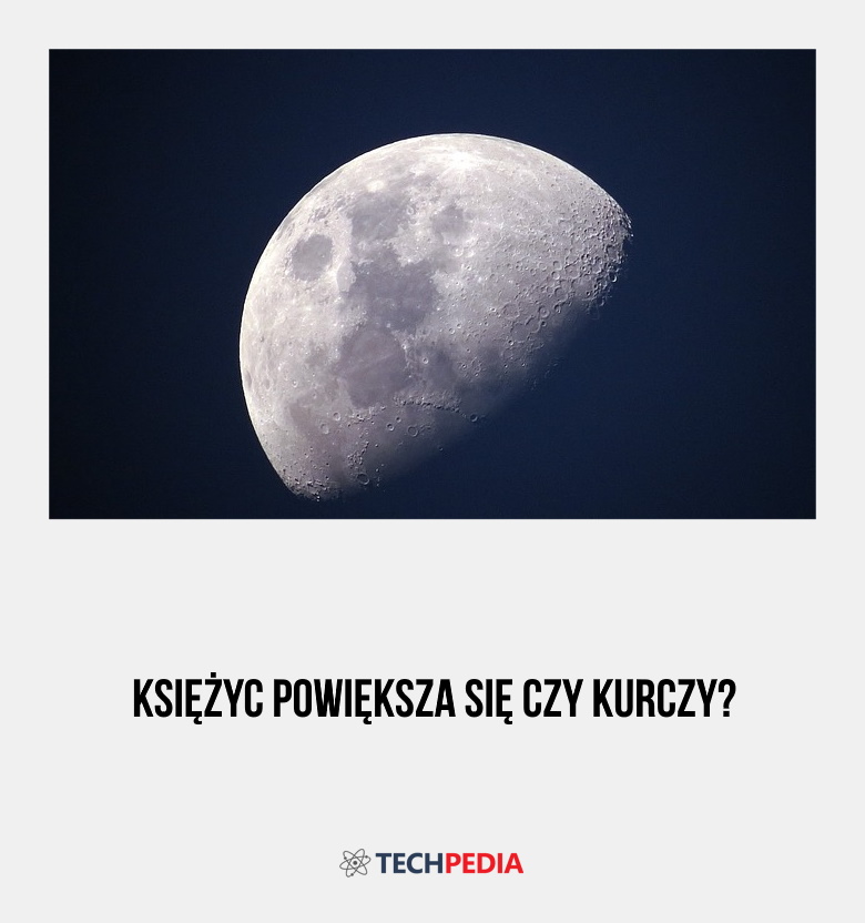 Księżyc powiększa się czy kurczy?