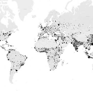 Miasta na świecie z liczbą mieszkańców powyżej 100 tys. mieszkańców