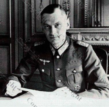 25 VIII 1944 SS-Brigaderführer Harry von Craushaar-osobisty referent gubernatora Hansa Franka ...