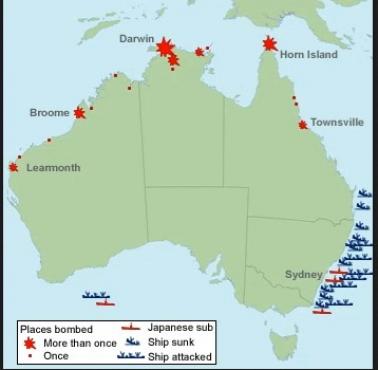 Japońskie ataki na Australię podczas II wojny światowej