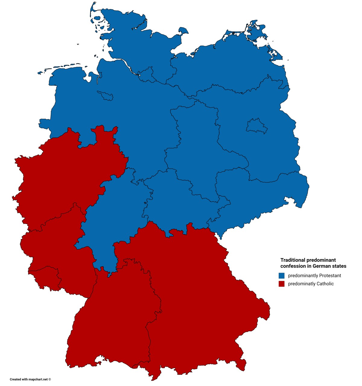 Dominująca religia w Niemczech.