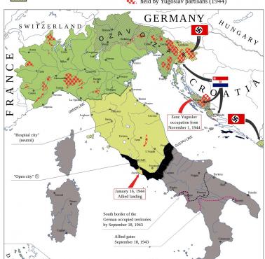 Włoska Republika Socjalna, 1943-45