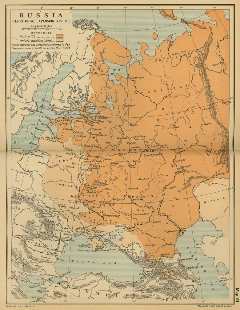 Zachodnie Imperium Rosyjskie 1725 - 1795