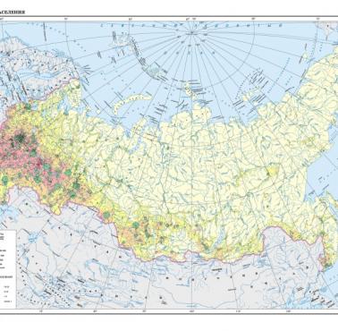 Gęstość zaludnienia Rosji