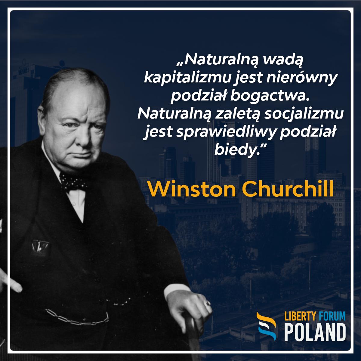 Naturalną wadą kapitalizmu ... W.Churchill