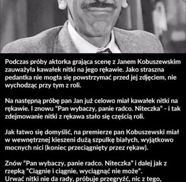 Jan Kobuszewski i niteczka