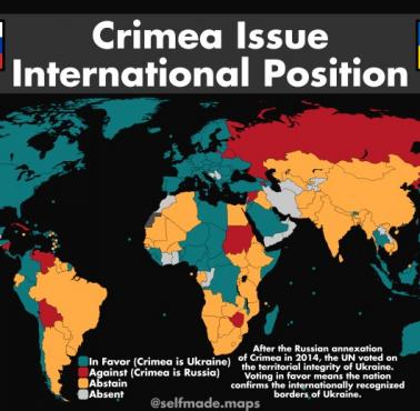 Stanowisko państw po aneksji Krymu przez Rosję