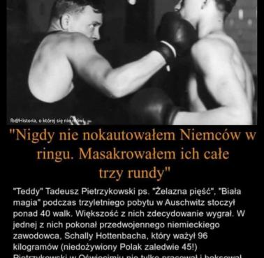 Tadeusz Pietrzykowski ps. „Teddy” – polski pięściarz, trener, nauczyciel wychowania fizycznego, żołnierz WP