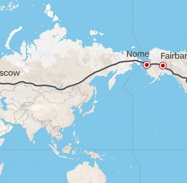 Międzykontynentalna autostrada Europa – USA zaproponowana przez byłego prezesa Kolei Rosyjskich, Londyn - Nowy Jork, 2015