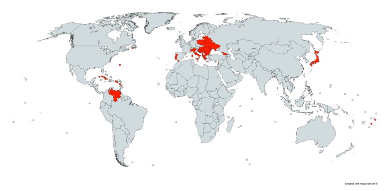 Kraje, które straciły populację w latach 2018-2019