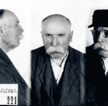 Kazimierz Pużak, przywódca  polskich socjalistów, więzień sowieckiej Łubianki ... zrzucony ze schodów przez strażników