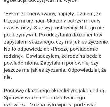 Stalinowski prokurator Gatner raportuje z egzekucji gen. Nila:  "Byłem zdenerwowany, napięty. Czułem, że trzęsą mi ..."