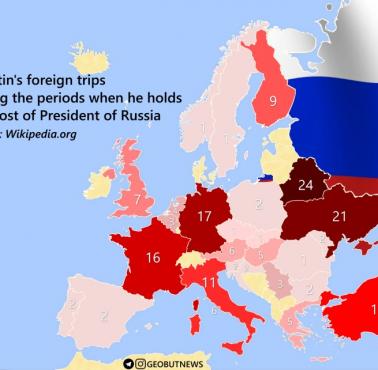 Wyjazdy zagraniczne Putina