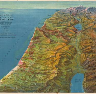 Topograficzna mapa Palestyny, 1931