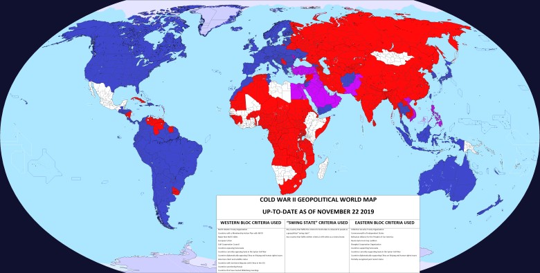 Geopolityczna mapa świata, 2019