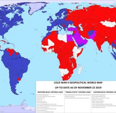 Geopolityczna mapa świata, 2019