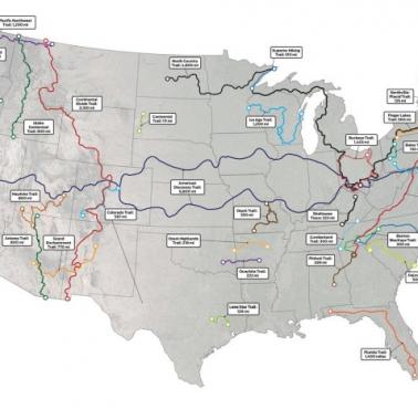 Główne szlaki transportowe USA