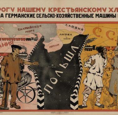 Rosyjski plakat propagandowy z 1923 roku